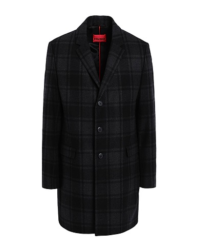 HUGO Coat Charcoal 70% Recycled wool, 20% Polyester, 10% Polyamide