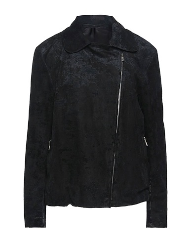 SALVATORE SANTORO Biker jacket Black Ovine leather