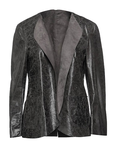 SALVATORE SANTORO Blazer Lead 100% Ovine leather