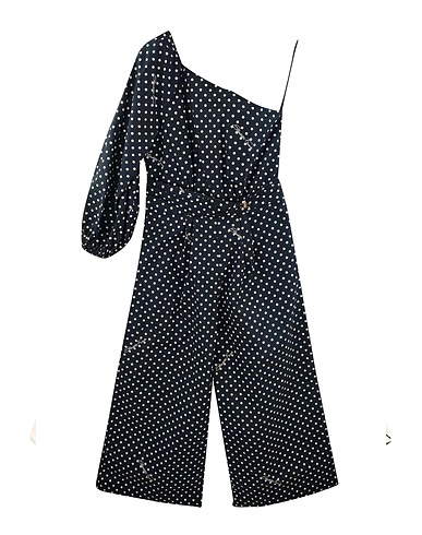 ELISABETTA FRANCHI Jumpsuits Black Cotton