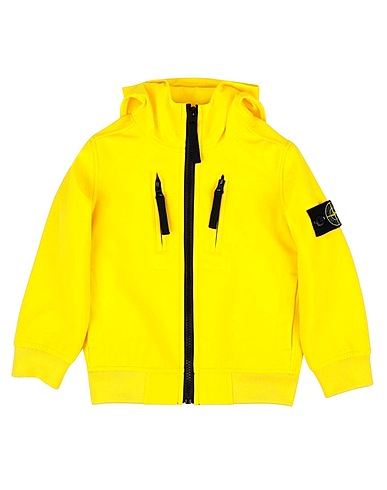 STONE ISLAND Jacket Yellow Polyester