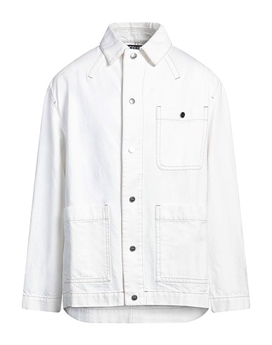 JACQUEMUS Denim jacket White 100% Organic cotton