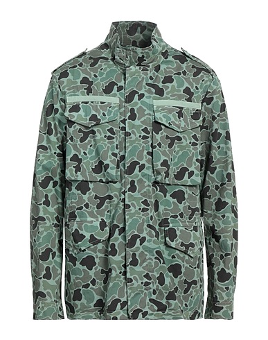 MACCHIA J Jacket Military green 99% Cotton, 1% Elastane