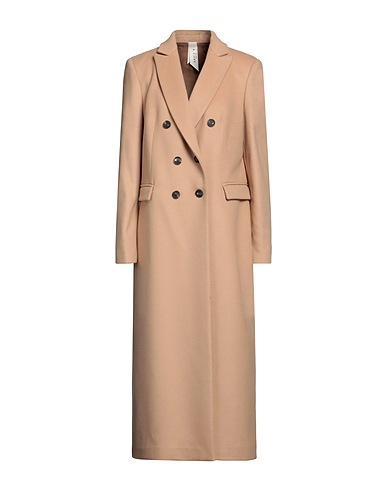 ANNIE P. コート ベージュ バージンウール 70% / ナイロン 20% / カシミヤ 10%