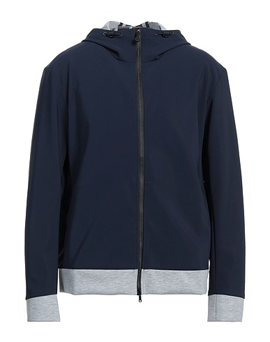 MOMO DESIGN Jacket Midnight blue 44% Polyamide, 33% Polyester, 15% Cotton, 8% Elastane