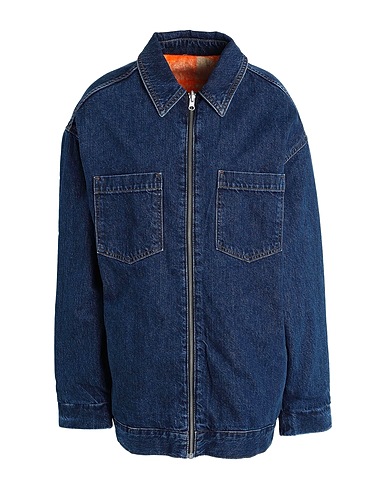 TOPSHOP Denim jacket Blue 100% Cotton