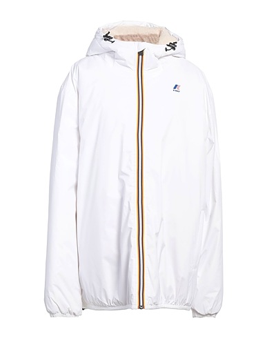 K-WAY Windbreakers and softshell jackets LE VRAI 3.0 CLAUDE ORSETTO    
 White 100% Polyamide