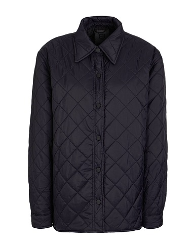 8 by YOOX Пуховик RECYCLED NYLON QUILTED OVERSHIRT
 Чёрный 100% Переработанный Полиамид