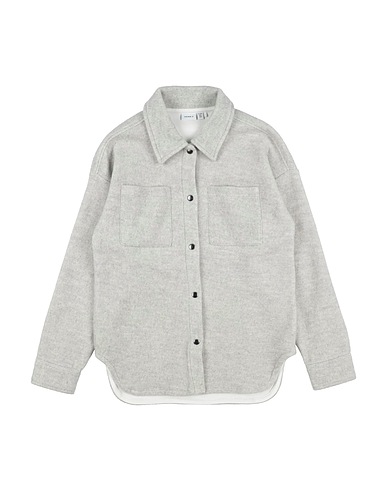 NAME IT® Solid colour shirts & blouses Light grey 97% Cotton, 3% Elastane