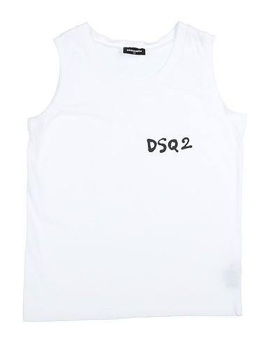 DSQUARED2 Tank top White 100% Cotton