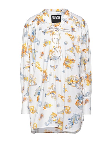 VERSACE JEANS COUTURE Top White 97% Cotton, 3% Elastane