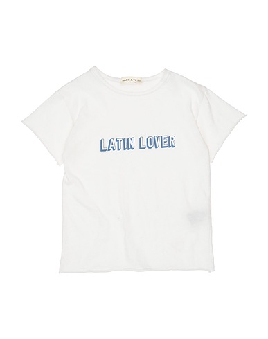 BABE & TESS T-shirt Bianco 100% Cotone