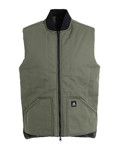 CONVERSE Jacket UTILITY REVERSIBLE VEST CONVERSE UTILITY
 Military green 100% Cotton, Polyester