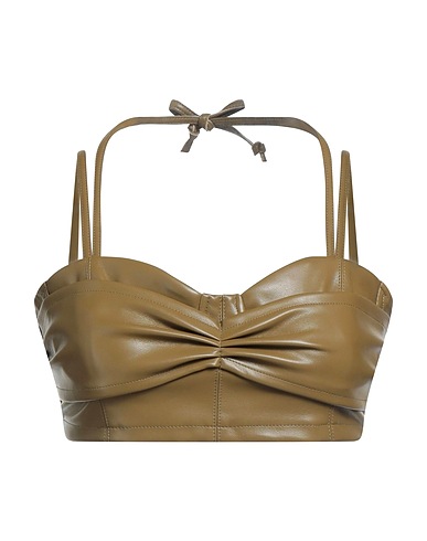 THEMOIRÈ Top Military green 65% Polyurethane, 35% Nylon