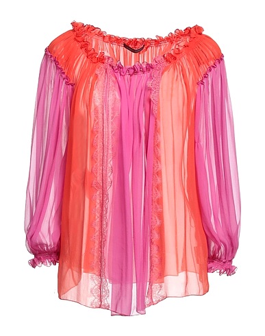 ALBERTA FERRETTI Top Arancione 100% Seta