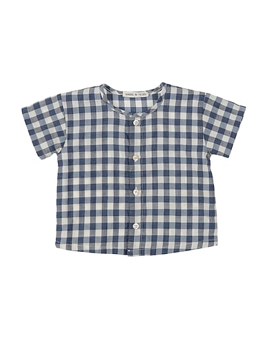 BABE & TESS Patterned shirts & blouses Midnight blue 100% Cotton
