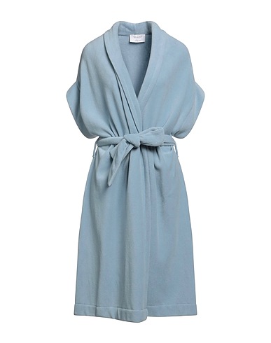 DANIELE FIESOLI Full-length jacket Sky blue 60% Polyester, 40% Viscose