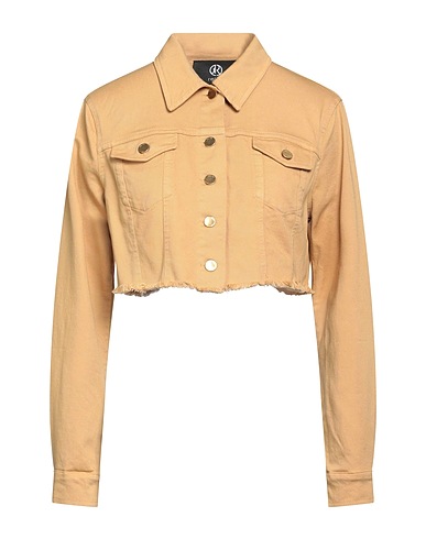 RELISH Giubbotto jeans Cammello 98% Cotone, 2% Elastan