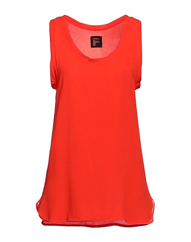 FISICO Top Arancione 100% Viscosa