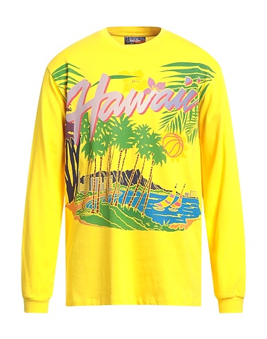 JUST DON T-shirt Yellow 100% Cotton