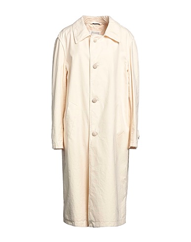 MAISON MARGIELA Full-length jacket Beige 100% Cotton