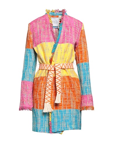 DE' HART Lange Jacke Fuchsia 63% Baumwolle, 20% Polyacryl, 15% Polyester, 2% Andere Fasern