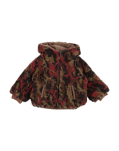 1 + IN THE FAMILY Teddy Coat Verde militare 85% Poliestere, 15% Acrilico, Lana