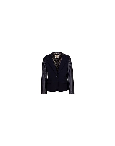 ANIYE BY Giubbotto Nero 100% Cuoio