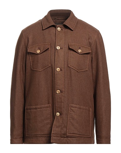 ALTEA Jacket Brown 80% Virgin Wool, 20% Polyester