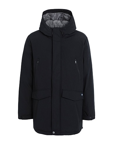 DOCKERS Coat LONG PARKA 
 Black 84% Recycled polyester, 16% Cotton
