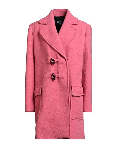BOUTIQUE MOSCHINO Coat Pink 70% Virgin Wool, 30% Polyamide