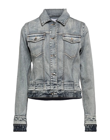 MSGM Denim jacket Blue 98% Cotton, 2% Elastane