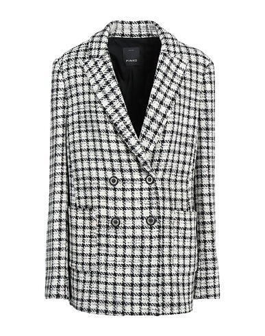 PINKO Blazer White 76% Cotton, 17% Polyester, 5% Acrylic, 2% Polyamide