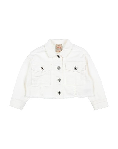 DIXIE Denim jacket White 98% Cotton, 2% Elastane