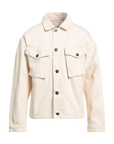 PHILIPPE MODEL Giubbotto jeans Avorio 100% Cotone
