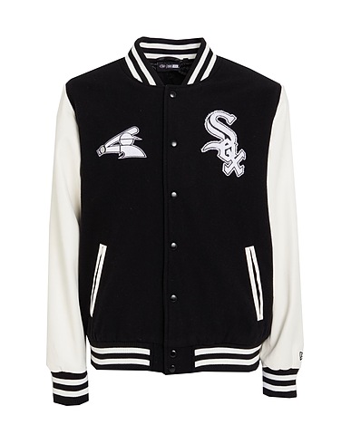 NEW ERA Bomber MLB WORDMARK VARSITY JACKET CHIWHI
 Black 70% Wool, 30% Polyester