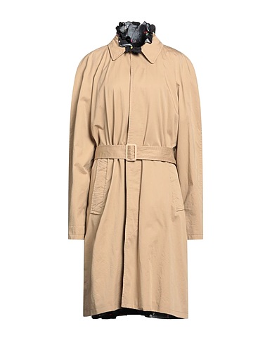 BALENCIAGA Full-length jacket Beige 100% Cotton, Viscose, Silk