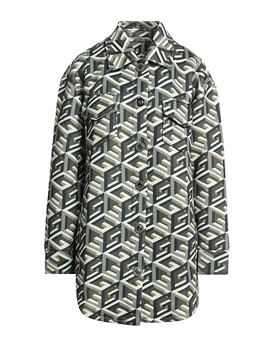 GUESS Soprabito Verde militare 78% Poliestere, 15% Rayon, 7% Elastan