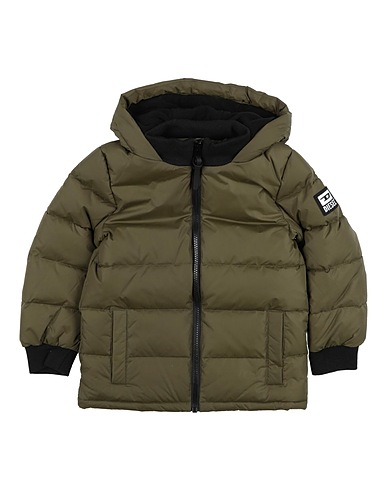 DIESEL Shell jacket Dark green 100% Polyamide