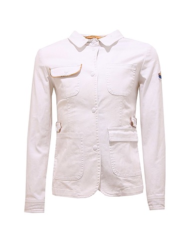 ALVIERO MARTINI 1a CLASSE Jacket White Cotton