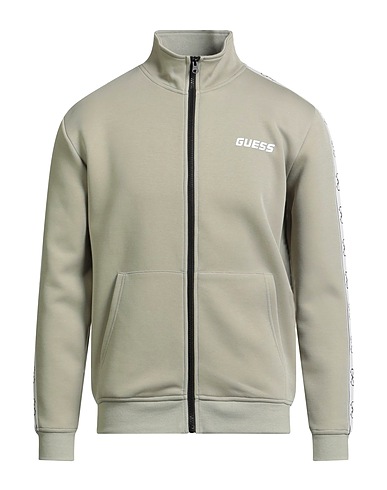 GUESS Sweatshirt Sage green 51% Cotton, 49% Polyester