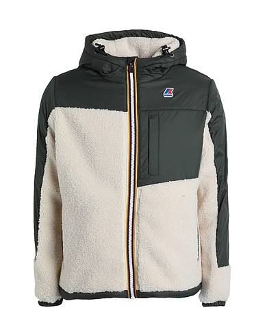 K-WAY Teddy Coat 
LE VRAI 3.0 NEIGE ORSETTO Ivory 100% Polyester