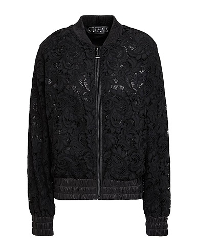 GUESS Bomber Black 41% Polyamide, 39% Rayon, 20% Cotton