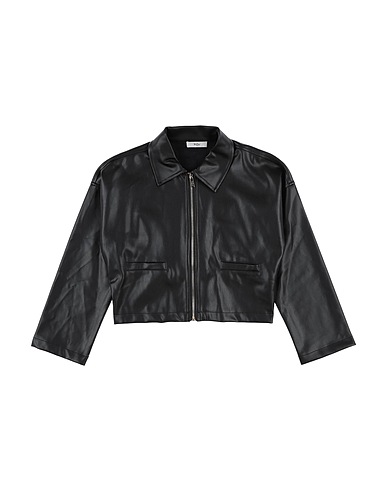 Y-CLÙ Jacket Black 50% Polyester, 50% Polyurethane