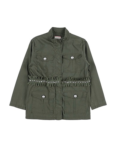 PINKO UP Giubbotto Verde militare 80% Cotone, 20% Poliammide