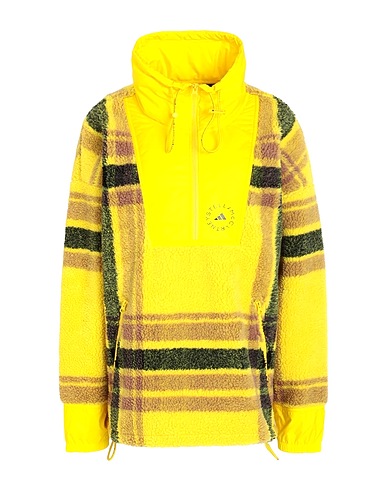 ADIDAS by STELLA McCARTNEY Kunstpelz adidas by Stella McCartney Fleece Jaquard Winter Jacket
 Gelb 100% Recyceltes Polyester