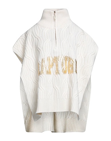 PINKO UNIQUENESS Cape Ivory 80% Wool, 20% Polyamide, Nylon