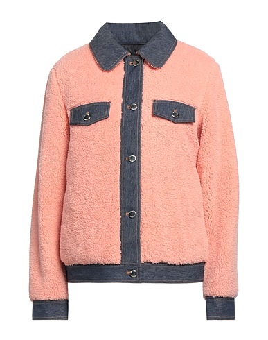 LOVE MOSCHINO Teddy Coat Rosa 100% Poliestere