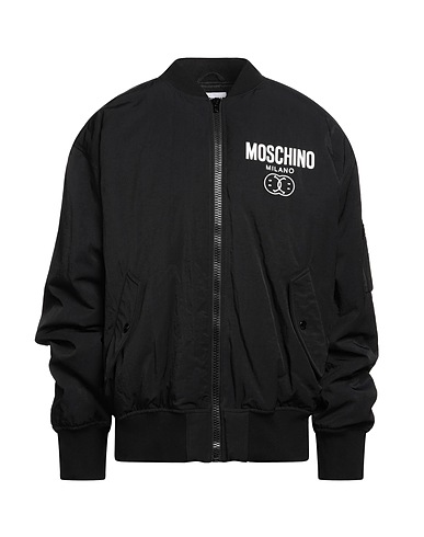 MOSCHINO Bomber Black 100% Polyamide, Polyester, Viscose, Elastane