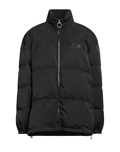 MOSCHINO パファージャケット ブラック ナイロン 100% / ポリエステル